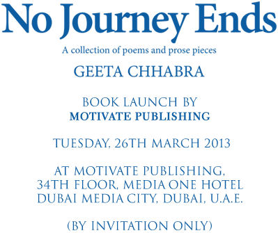 No Journey Ends Book Launch By Motivate Publishing